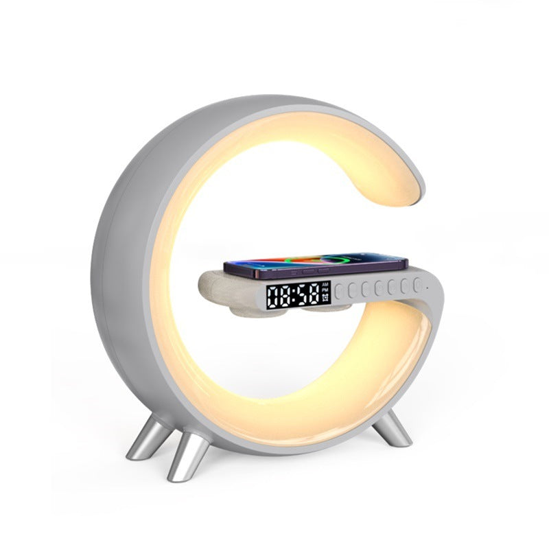 Intelligent LED Lamp Bluetooth Speake Wireless Charger Atmosphere Lamp App Control For Bedroom Home Decor